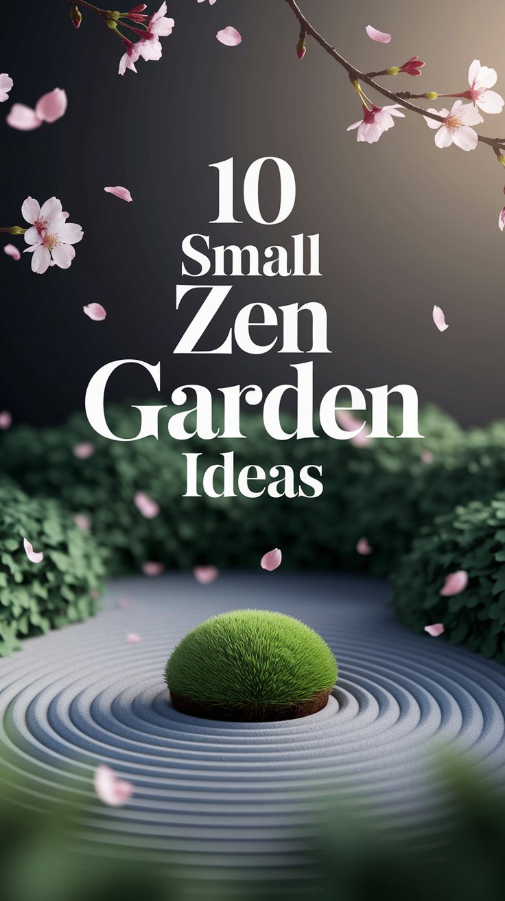 10 Small Zen Garden Ideas for a Tranquil Home