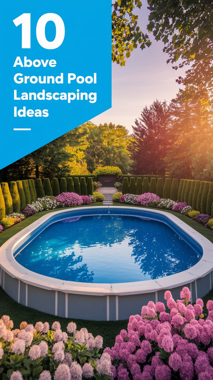 10 Stunning Above Ground Pool Landscaping Ideas for Your Backyard Oasis