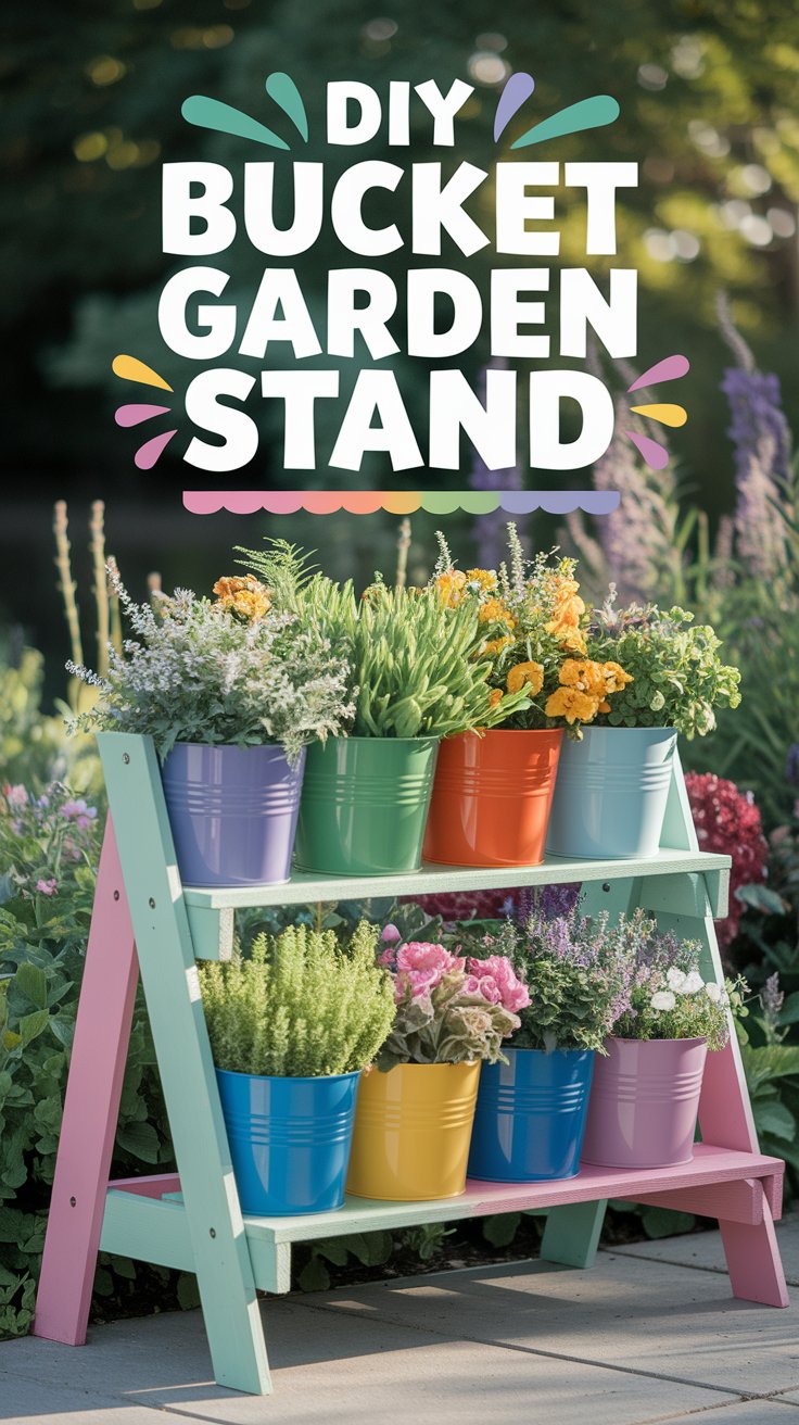 10 Easy Steps to Build a Stunning Bucket Garden Stand for Maximum Space Efficiency