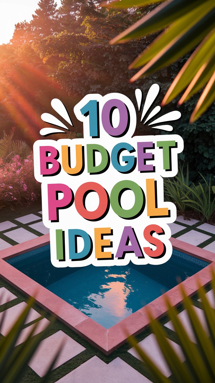 10 Affordable Pool Ideas on a Budget for a Refreshing Backyard Oasis