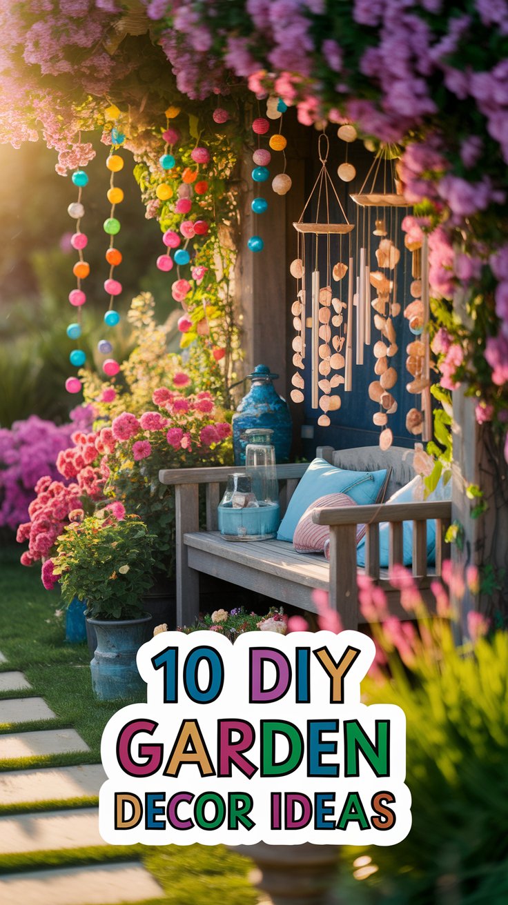 10 Creative DIY Garden Decor Ideas to Transform Your Outdoor Space