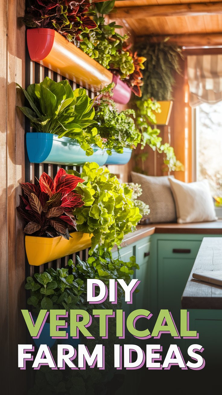 10 Brilliant DIY Vertical Farm Ideas for Indoor Herb Gardens