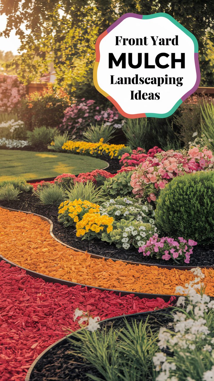 10 Stunning Front Yard Mulch Landscaping Ideas to Transform Your Curb Appeal