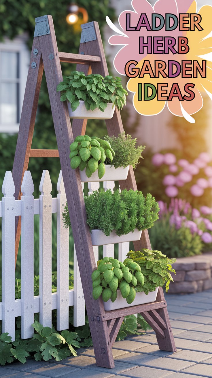 10 Best Ladder Herb Garden Ideas to Transform Your Space