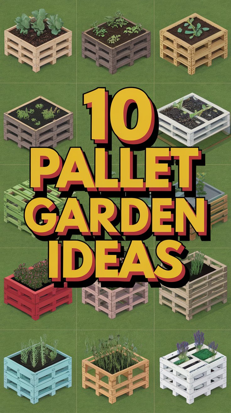 10 Stunning Pallet Garden Ideas to Transform Your Outdoor Space
