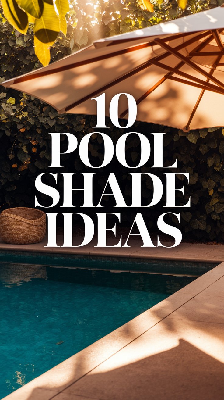 10 Brilliant Pool Shade Ideas to Transform Your Outdoor Oasis