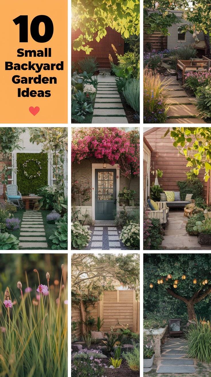 10 Stunning Small Backyard Garden Ideas to Transform Your Space