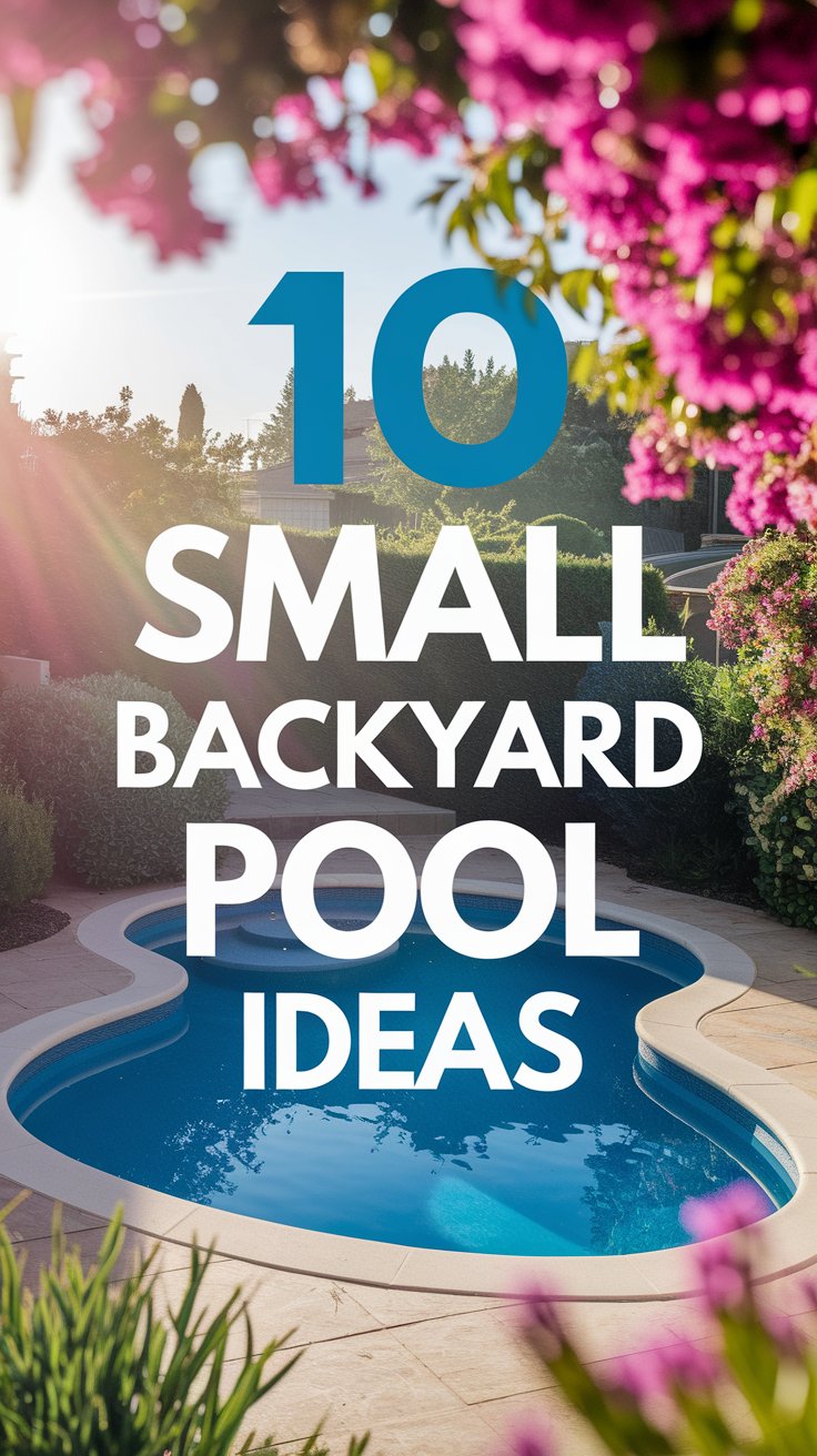 10 Stunning Small Backyard Pool Ideas to Transform Your Space