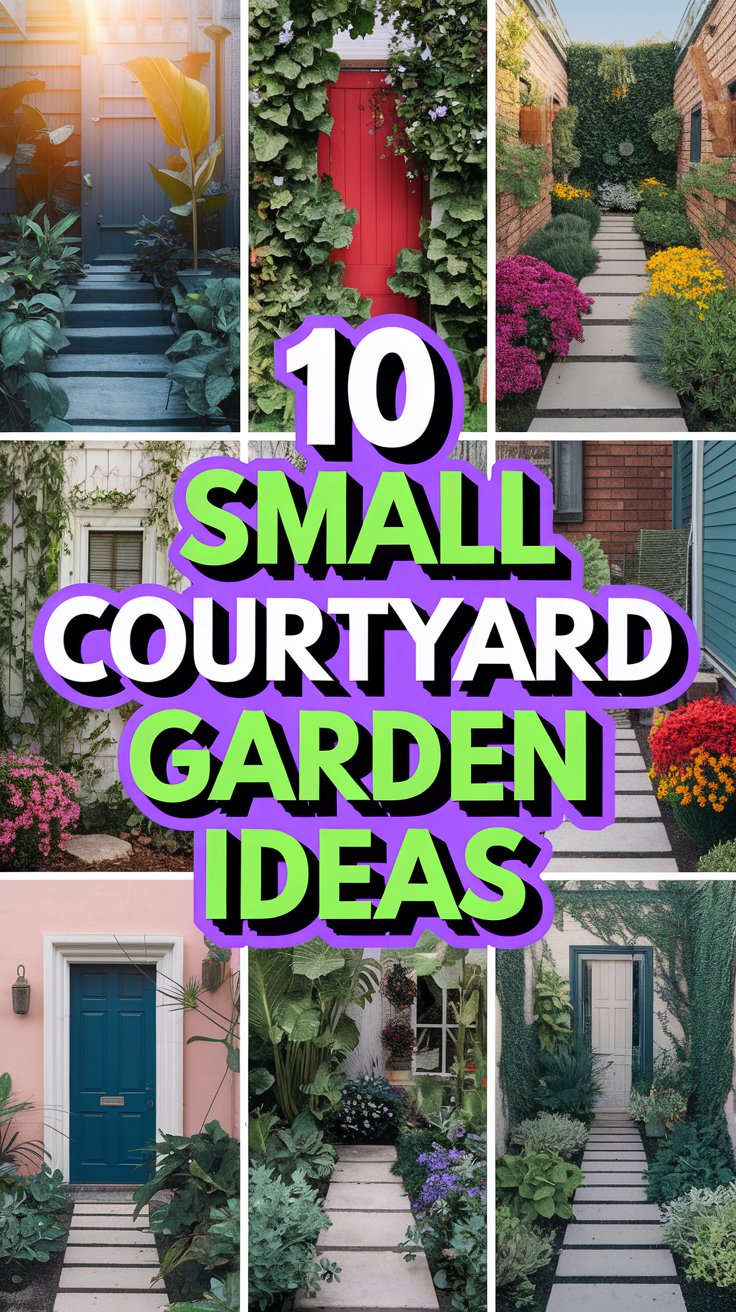 10 Stunning Small Courtyard Garden Ideas to Transform Your Space