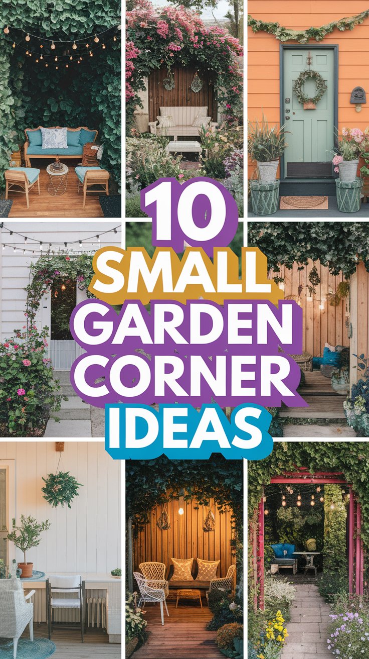 10 Stunning Small Garden Corner Ideas to Transform Your Space