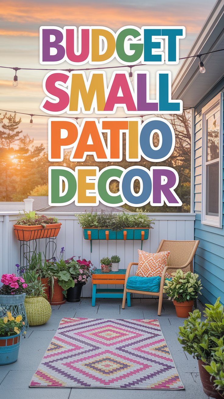 10 Budget-Friendly Small Patio Decorating Ideas