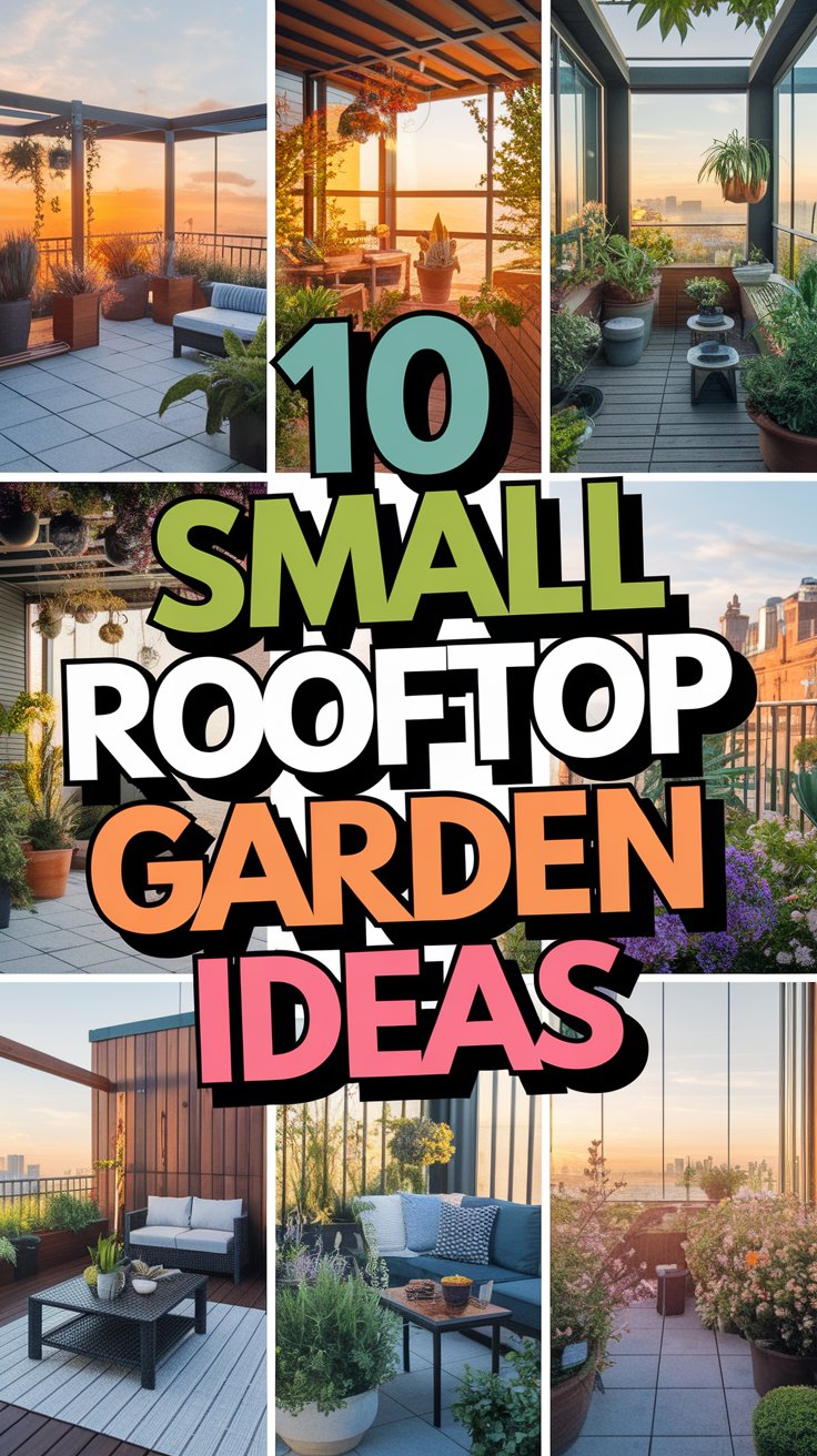 10 Stunning Small Rooftop Garden Ideas to Transform Your Space