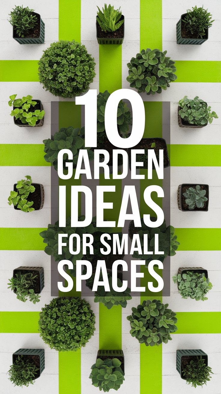 10 Stunning Garden Ideas for Small Spaces to Maximize Beauty & Functionality