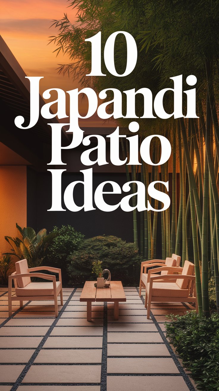 10 Inspiring Japandi Patio Ideas for a Serene Outdoor Retreat