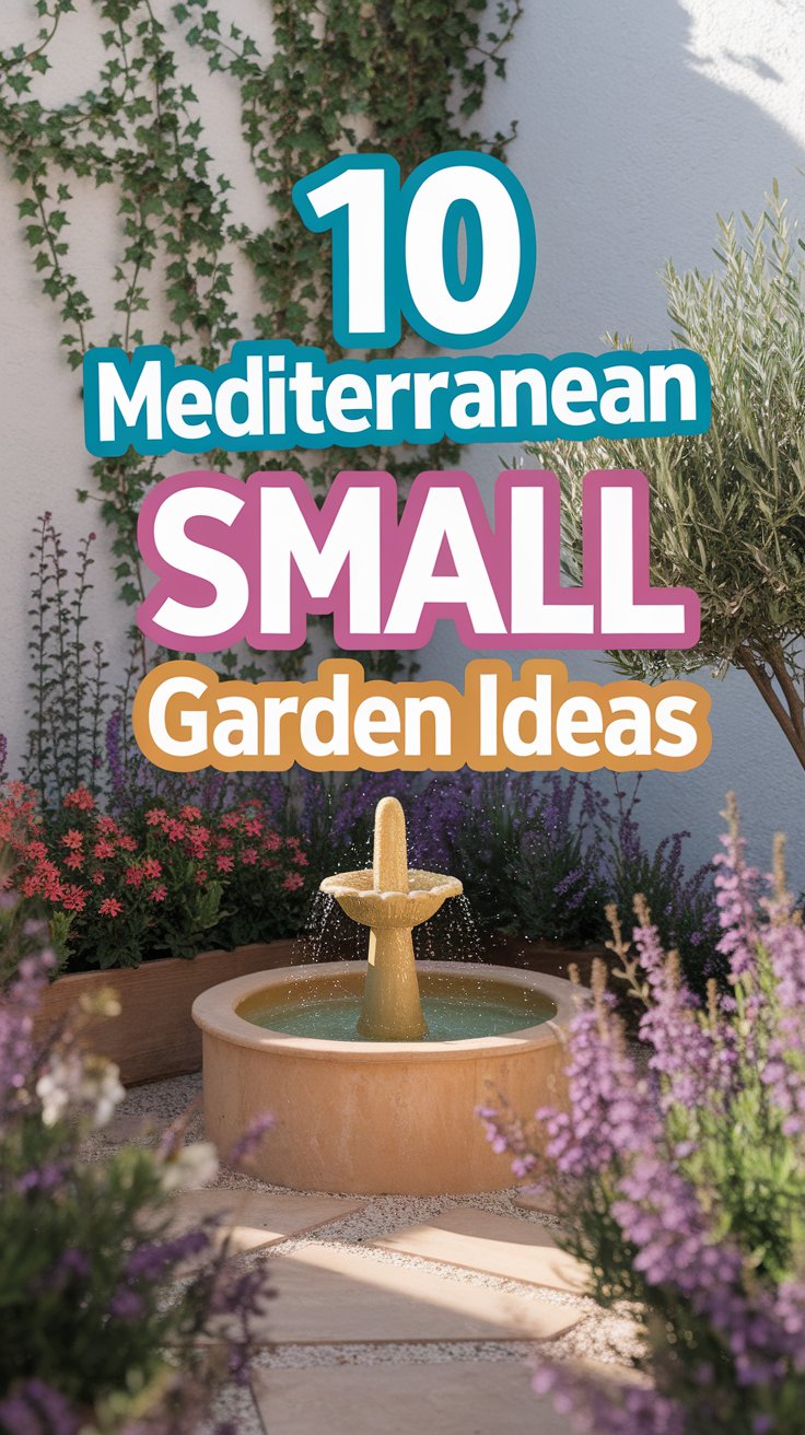 10 Inspiring Mediterranean Small Garden Ideas to Create a Serene Outdoor Retreat