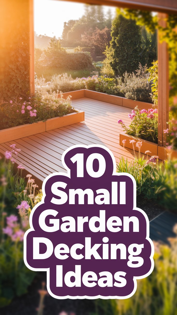 10 Brilliant Small Garden Decking Ideas to Maximize Your Outdoor Space