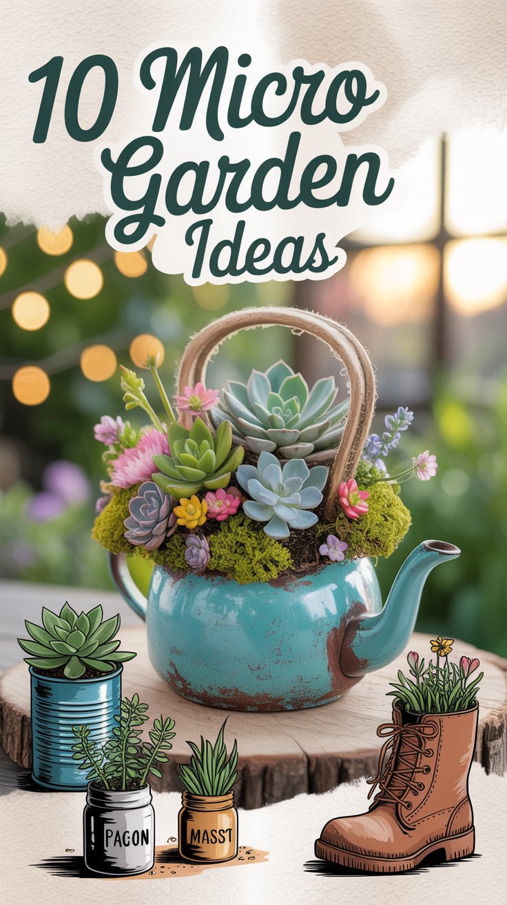 10 Creative Micro Garden Ideas for Small Spaces