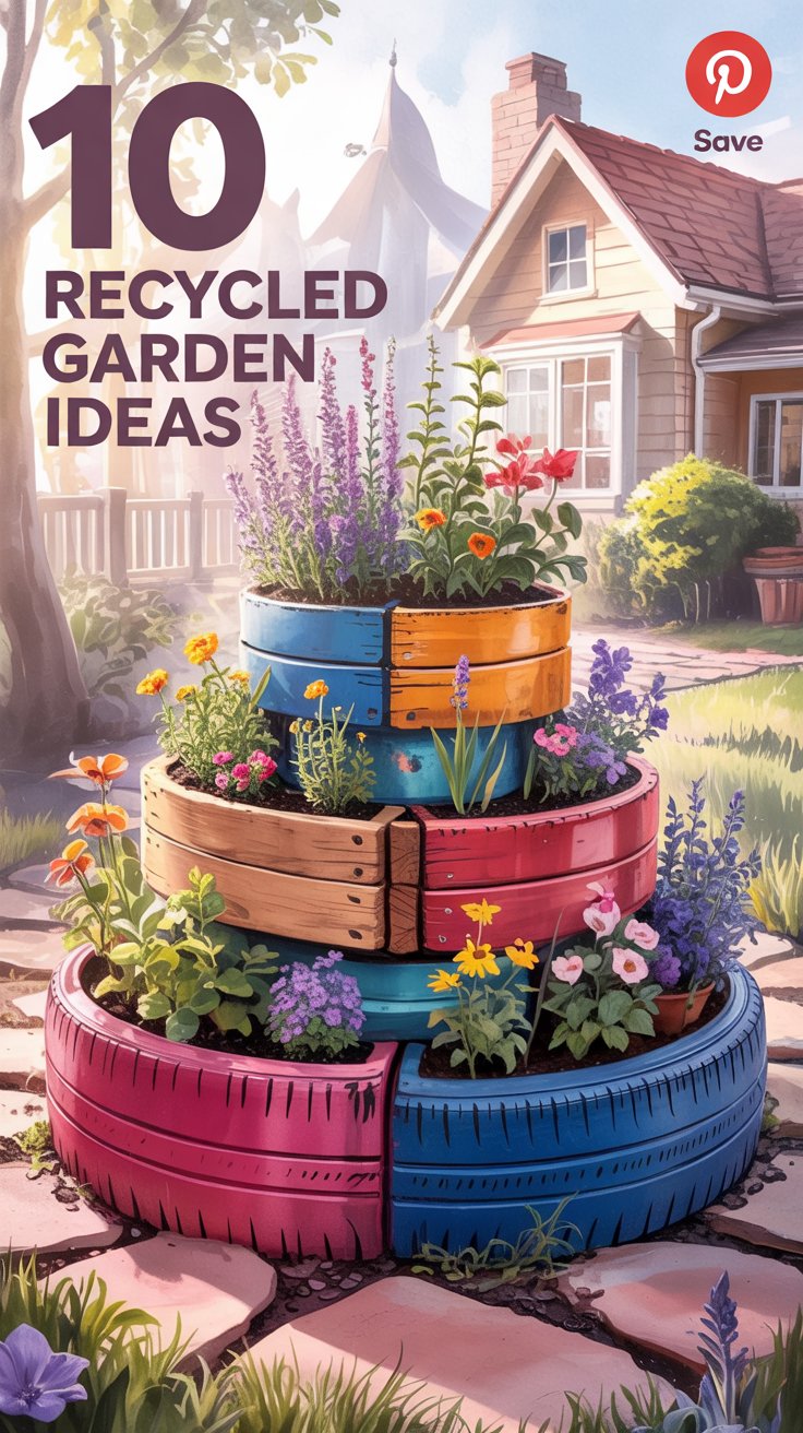 10 Brilliant Recycled Garden Ideas to Transform Your Space