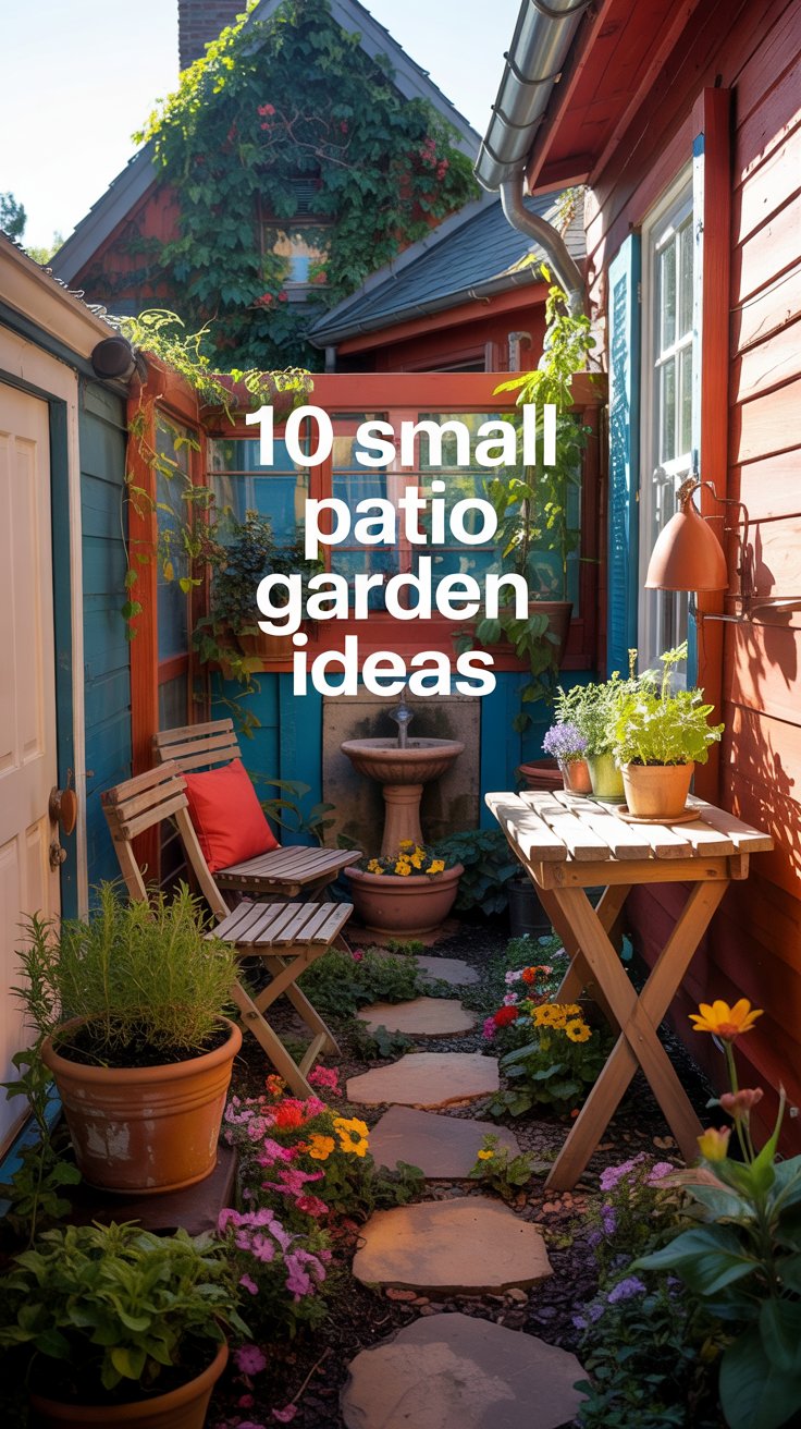 10 Brilliant Small Patio Garden Ideas for Maximum Impact