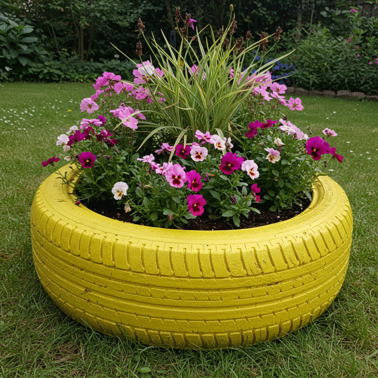 12 DIY Recycled Garden Decor Ideas (Turn Trash into Treasure)